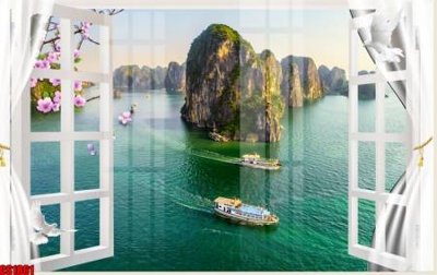 Download file ảnh gốc File tranh gốc cửa sổ 3D CS1861 để in ấn