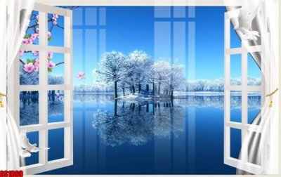 File gốc File tranh gốc cửa sổ 3D CS1869 (thiết kế) độc quyền