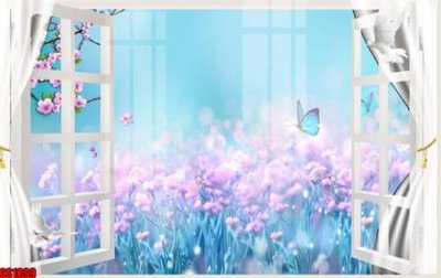 File gốc File tranh gốc cửa sổ 3D CS1899 (in mica) làm quà tặng