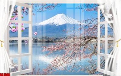 File gốc File tranh gốc cửa sổ 3D CS1980 (in lụa) cao cấp