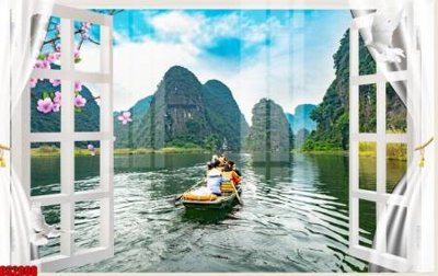 File tranh File tranh gốc cửa sổ 3D CS2008 (gốc) chủ đề thành phố