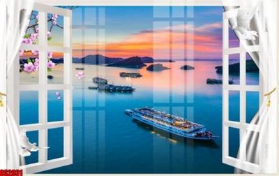 Download file File tranh gốc cửa sổ 3D CS2031 (chất lượng in ấn)
