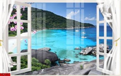 File gốc File tranh gốc cửa sổ 3D CS2058 (chuẩn CMYK) cho nhà in