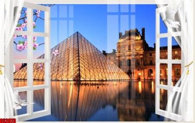 File tranh gốc File tranh gốc cửa sổ 3D CS2073 (bản quyền) độc đáo