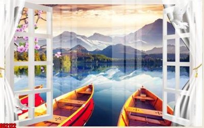 File tranh trang trí File tranh gốc cửa sổ 3D CS2122 (tải file gốc)