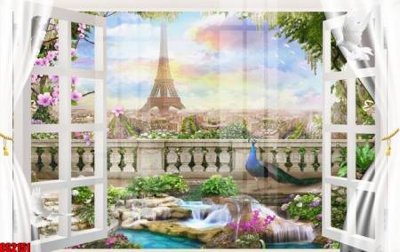 File tranh File tranh gốc cửa sổ 3D CS2151 (ảnh gốc) độc quyền