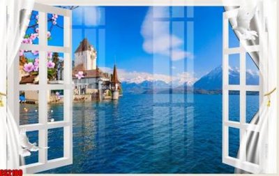 File in ấn File tranh gốc cửa sổ 3D CS2180 (bản gốc) sắc nét