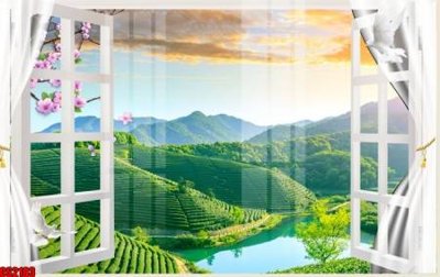 Ảnh mô tả file gốc in mica File tranh gốc cửa sổ 3D CS2183