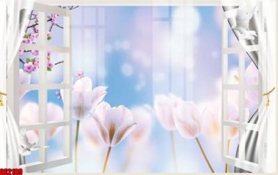 Mua file gốc File tranh gốc cửa sổ 3D CS2189 (chất lượng) tại Filetranh.com