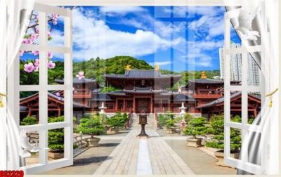 Tải file File tranh gốc cửa sổ 3D CS2320 (ảnh gốc) 300dpi File tranh gốc cửa sổ 3D CS2320