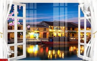 File ảnh File tranh gốc cửa sổ 3D CS2321 (gốc) in quảng cáo ngoài trời