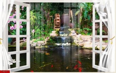 File PSD File tranh gốc cửa sổ 3D CS2338 (nguyên gốc) chất lượng cao