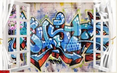 File gốc File tranh gốc cửa sổ 3D CS2381 (in 3D) nghệ thuật