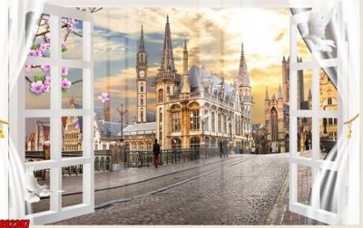 Tải file gốc File tranh gốc cửa sổ 3D CS2387 (bản PSD) còn layer