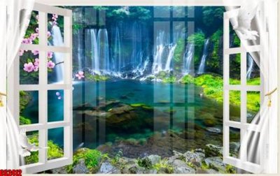 File tranh quảng cáo File tranh gốc cửa sổ 3D CS2412 (download file gốc)