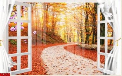 File in ấn chuyên nghiệp File tranh gốc cửa sổ 3D CS2420 (file gốc)