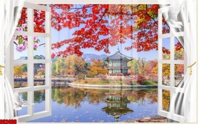 File ảnh File tranh gốc cửa sổ 3D CS2466 (gốc) in biển hiệu