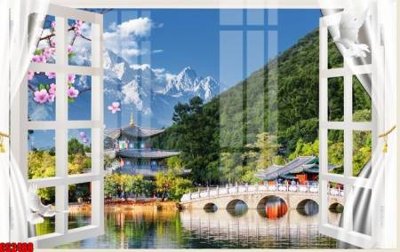 File gốc File tranh gốc cửa sổ 3D CS2488 (PSD/TIFF) độ phân giải cao