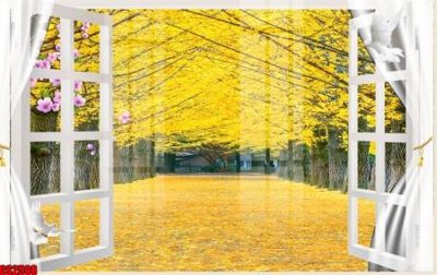 File tranh File tranh gốc cửa sổ 3D CS2508 (ảnh gốc) in trần nhà