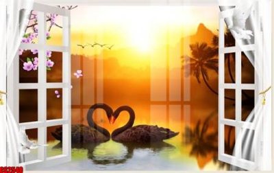 File in ấn cao cấp File tranh gốc cửa sổ 3D CS2540 (file gốc)