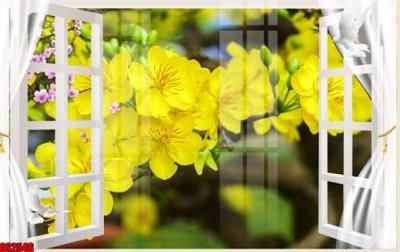 Chi tiết file ảnh File tranh gốc cửa sổ 3D CS2546 sắc nét