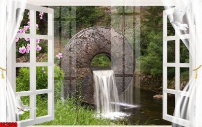 Download file ảnh gốc File tranh gốc cửa sổ 3D CS2569 để in ấn