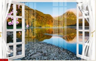File ảnh gốc File tranh gốc cửa sổ 3D CS2588 (chuyên in mica)