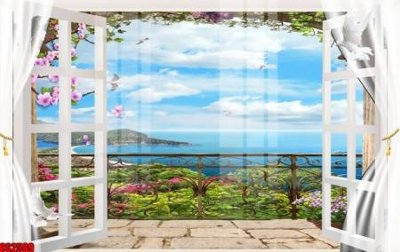 Download file File tranh gốc cửa sổ 3D CS2589 (chất lượng in ấn)