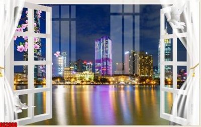 File ảnh File tranh gốc cửa sổ 3D CS2600 (gốc) in PP, decal