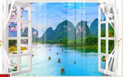 File tranh File tranh gốc cửa sổ 3D CS2621 (gốc) chủ đề trẻ em