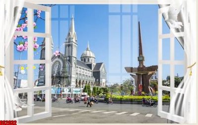 Mua file gốc File tranh gốc cửa sổ 3D CS2632 (PSD) tại Filetranh.com