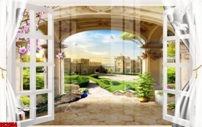 Tải file tranh gốc File tranh gốc cửa sổ 3D CS2654 chất lượng cao