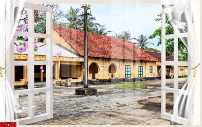 File tranh File tranh gốc cửa sổ 3D CS2733 (ảnh gốc) in trần nhà