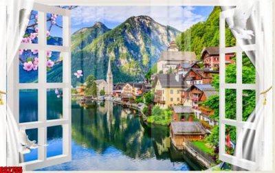 File tranh File tranh gốc cửa sổ 3D CS2755 (bản gốc) in canvas