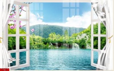 File gốc File tranh gốc cửa sổ 3D CS2758 (cho in 3D) độc đáo