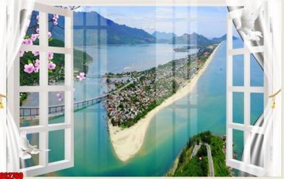 File tranh File tranh gốc cửa sổ 3D CS2760 (ảnh gốc) độc quyền