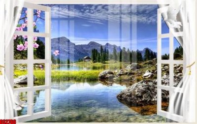 File tranh quảng cáo File tranh gốc cửa sổ 3D CS2766 (download file gốc)