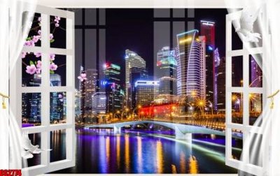 Tải file File tranh gốc cửa sổ 3D CS2774 (gốc) làm tranh trang trí