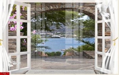 File tranh File tranh gốc cửa sổ 3D CS2782 (bản gốc) in lụa 3D