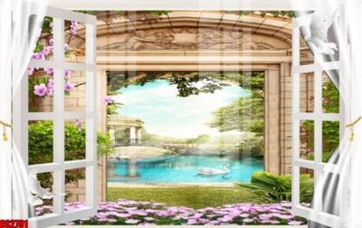 File ảnh File tranh gốc cửa sổ 3D CS2791 (gốc) in standee