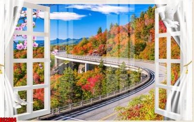 File ảnh File tranh gốc cửa sổ 3D CS2804 (gốc) dùng in Pano