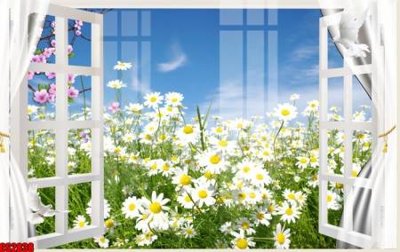 File tranh File tranh gốc cửa sổ 3D CS2838 (file gốc) chuẩn màu in