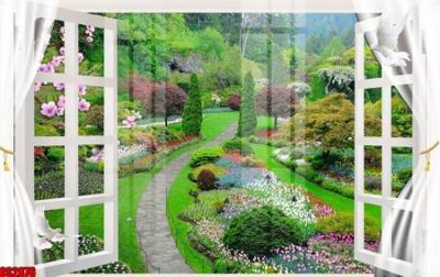 File tranh quảng cáo File tranh gốc cửa sổ 3D CS2876 (file gốc) chuyên nghiệp