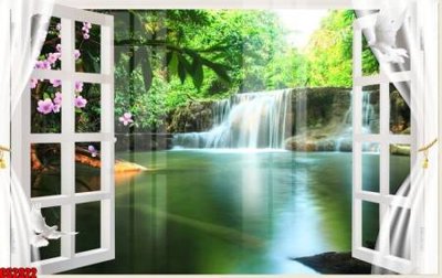 File tranh File tranh gốc cửa sổ 3D CS2922 (gốc) in film