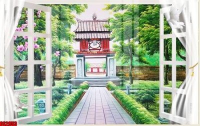 File ảnh File tranh gốc cửa sổ 3D CS2953 (gốc) in backdrop sự kiện