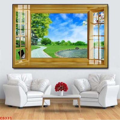 File in trần File gốc cửa sổ 3D CS331 (file gốc) hoa văn 3D