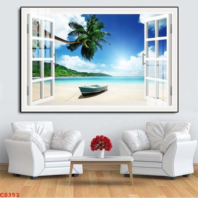 Tải xuống file tranh gốc File gốc cửa sổ 3D CS352 (PSD/TIFF)