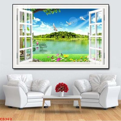 File tranh File gốc cửa sổ 3D CS362 (gốc) chủ đề trẻ em