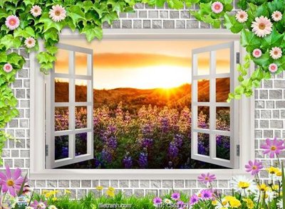 Download file tranh File gốc cửa sổ 3D CS63 (file gốc PSD)