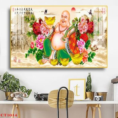 File gốc File tranh cây tiền tài lộc CT1014 (chuẩn màu) cho in offset